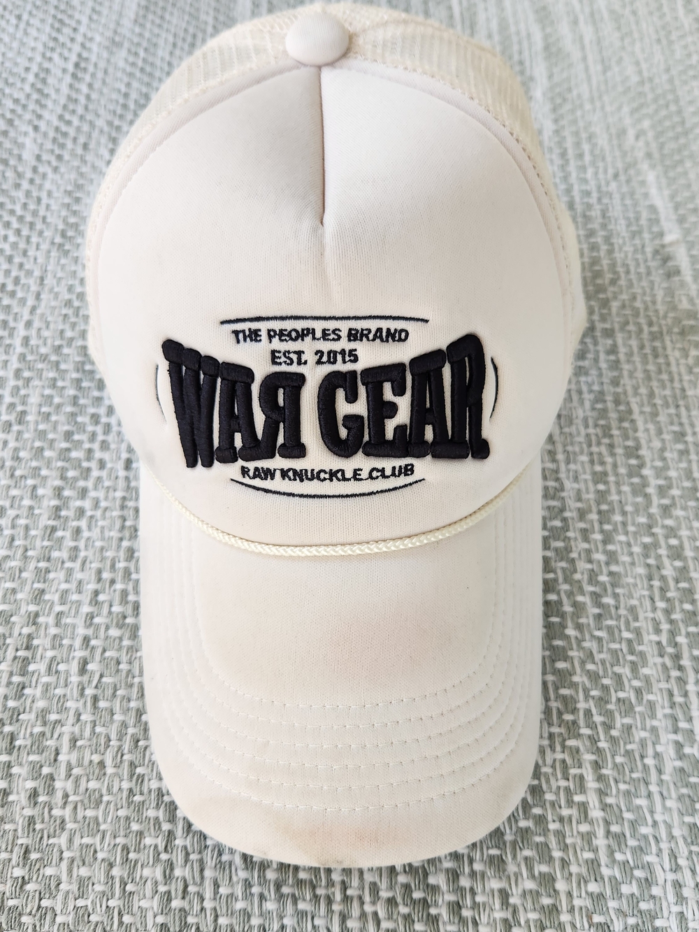 Raw Gear 2015 Foam trucker hat white